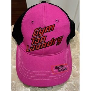 MTV Jersey Shore Gym Tan Laundry Cap NWT 2010 Hot Pink Black GTL Hat